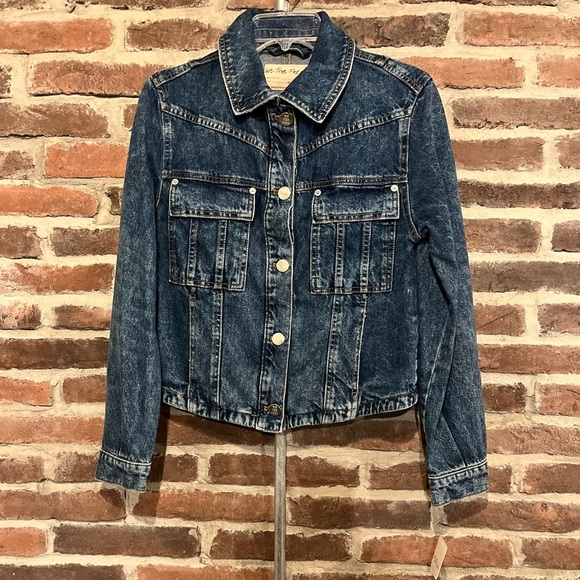 NWT Free People Jade Denim Jacket Size XS - Picture 5 of 15